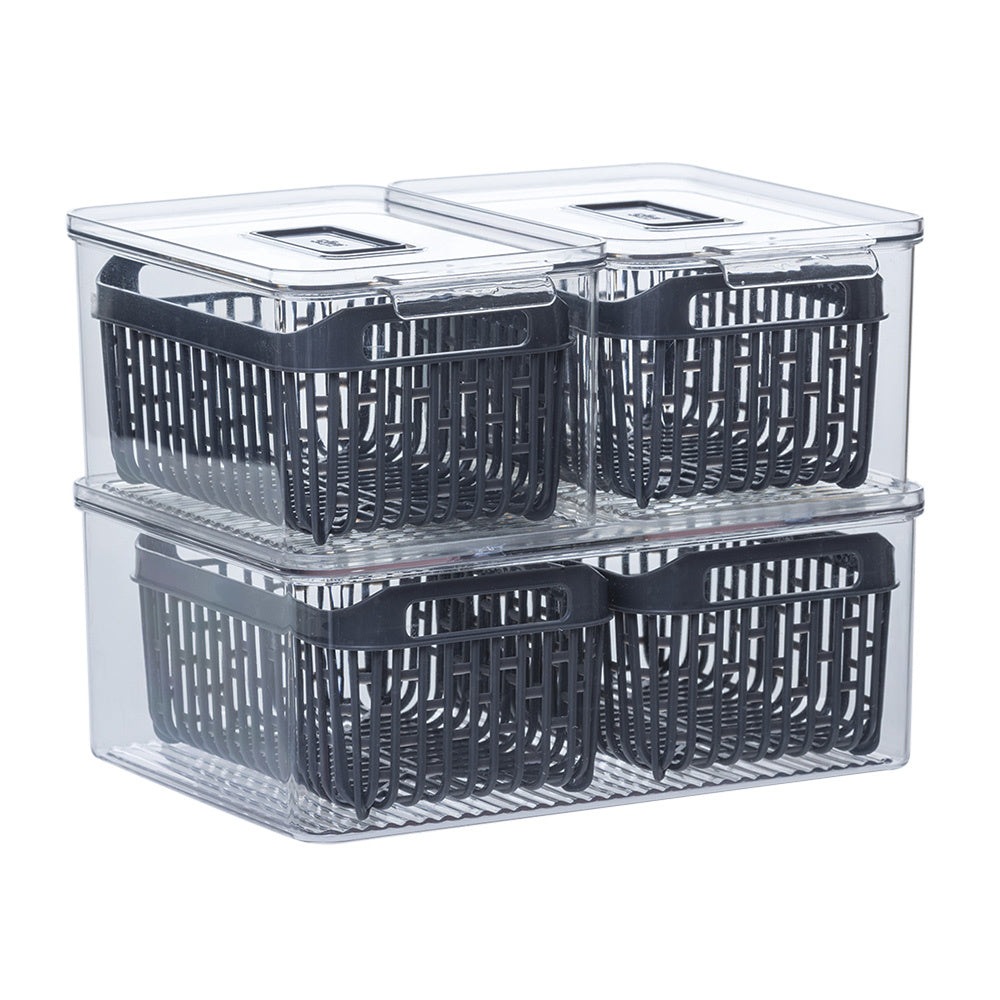 Stapelbare koelkastbakjes